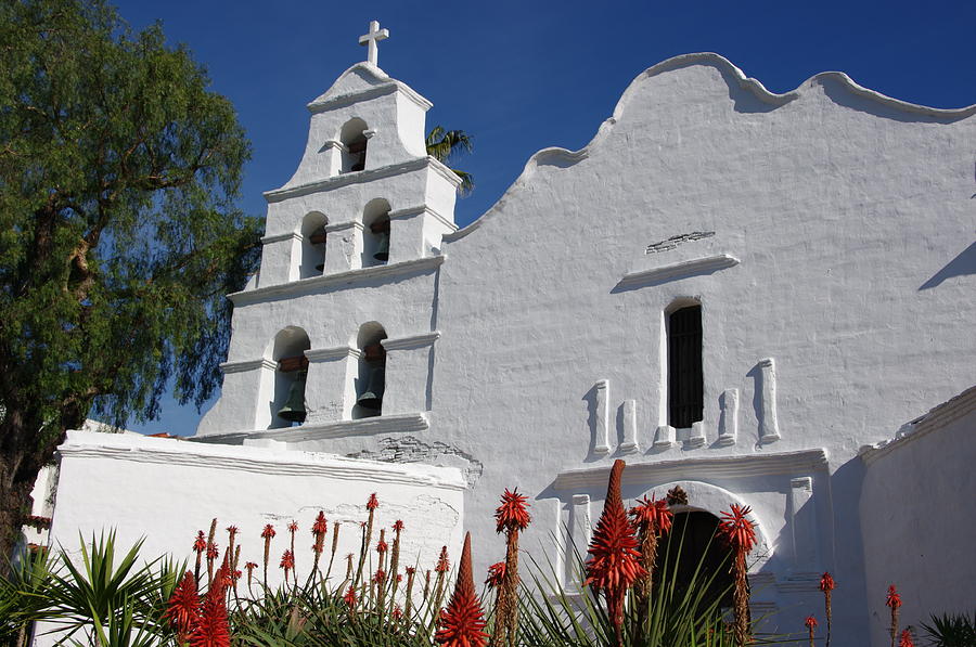 Mission San Diego #1 Photograph by Jeff Lowe