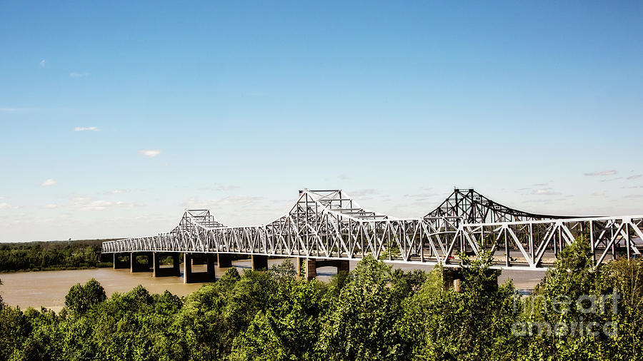 Mississippi River Bridge - Vicksburg #1 Photograph by Scott Pellegrin