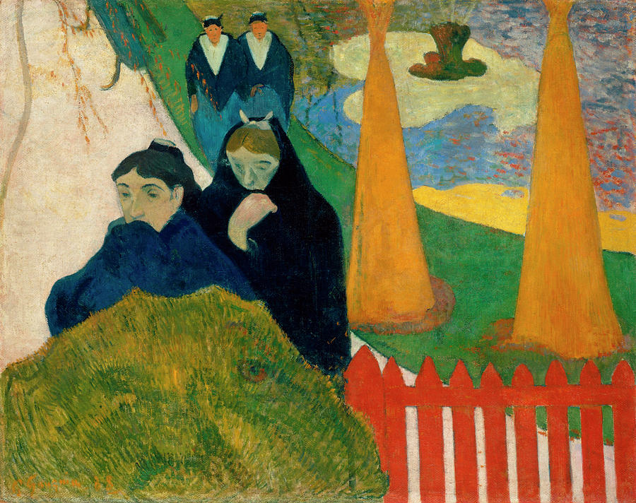 Mistral Painting - Mistral by Paul Gauguin Mistral Painting - Mistral by Paul Gauguin