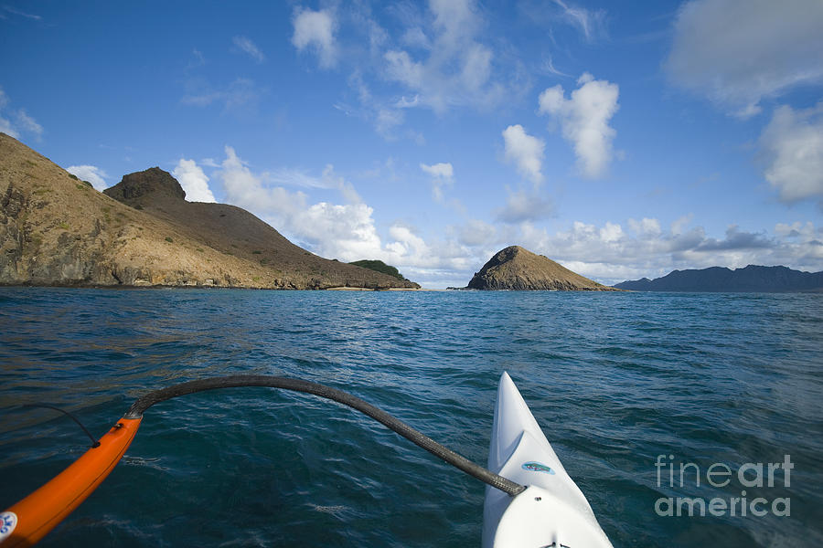 Aku Photograph - Mokulua Islands #1 by Dana Edmunds - Printscapes