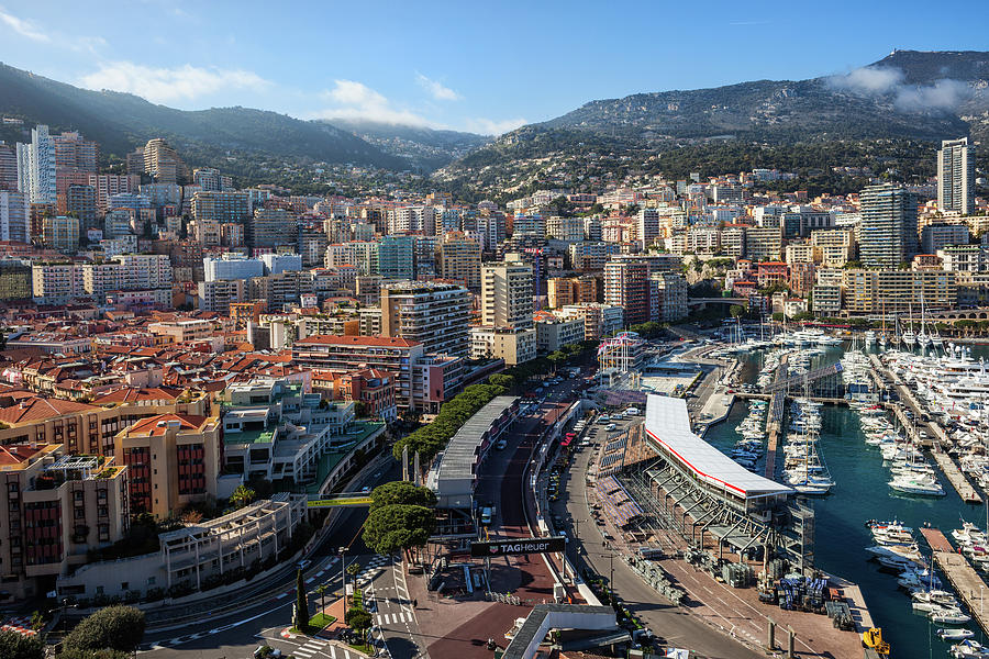 Monaco City Skyline And Port #1 Photograph by Artur Bogacki