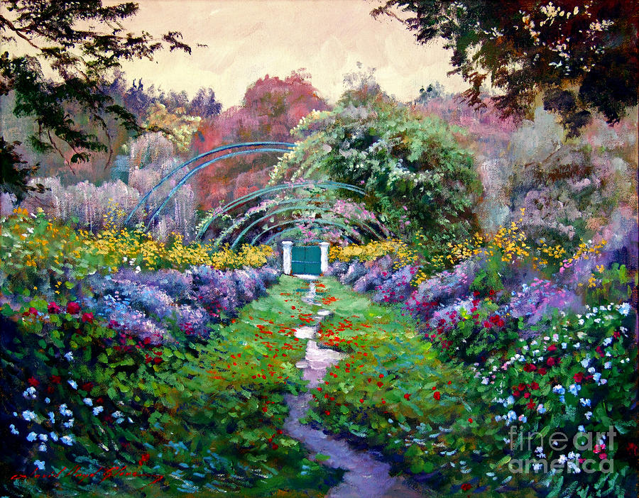 Monet Painting by David Lloyd Glover | Pixels