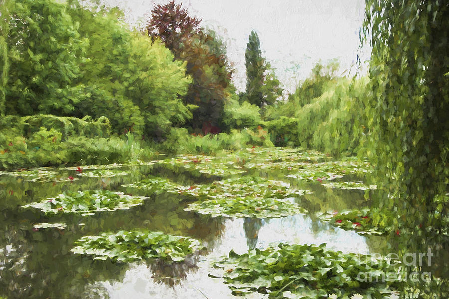 Claude Monet Photograph - Monets Garden at Givenchy 1 #1 by Ian Dagnall