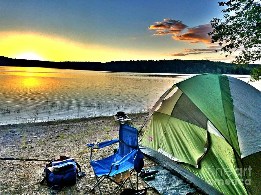 Monroe Lake Base Camp Photograph by Scott D Van Osdol