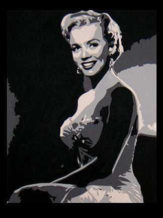 Marilyn Monroe Painting - Monroe by Michael James Toomy Marilyn Monroe Painting - Monroe by Michael James Toomy