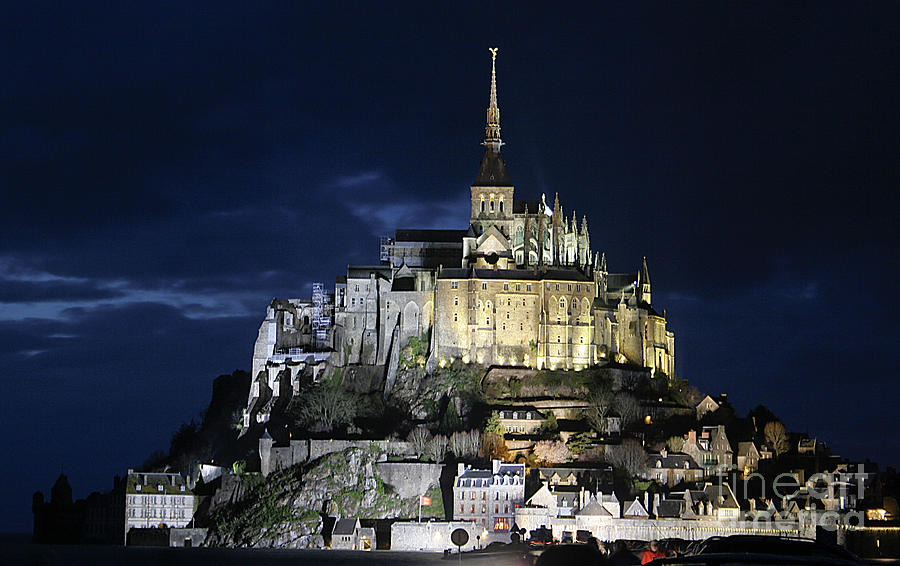 Mont St. Michel at Night Photograph by Joshua Francia - Fine Art America