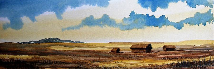 Montana landscape #1 Painting by Kevin Heaney