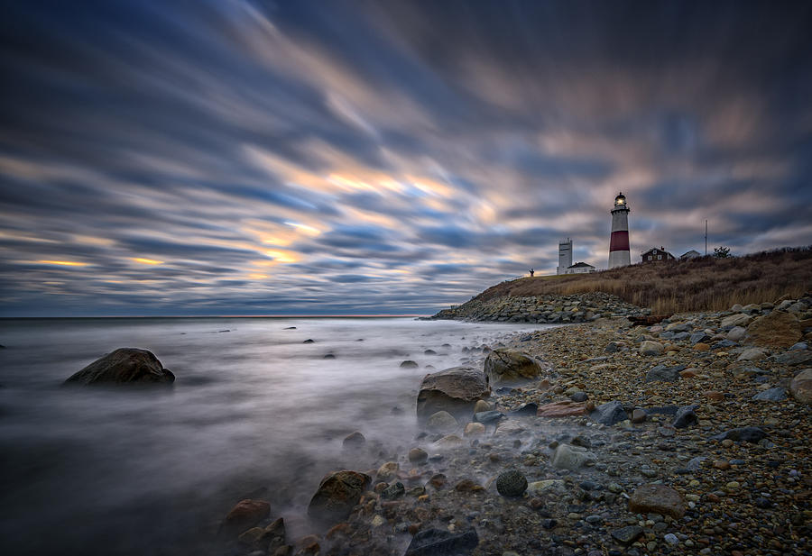 Lighthouse Photograph - Montauk Dawn #1 by Rick Berk