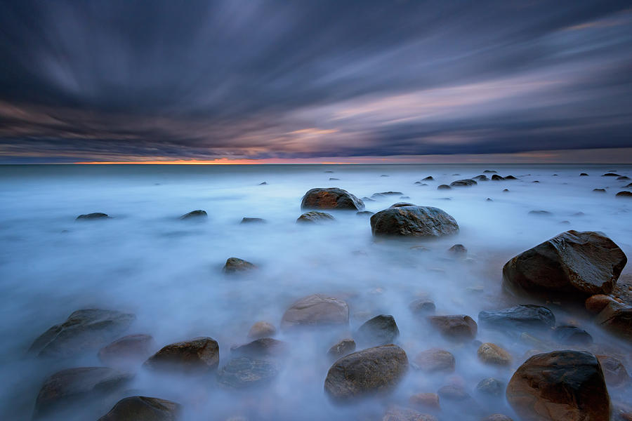 Rocks Photograph - Montauk Mist #1 by Rick Berk