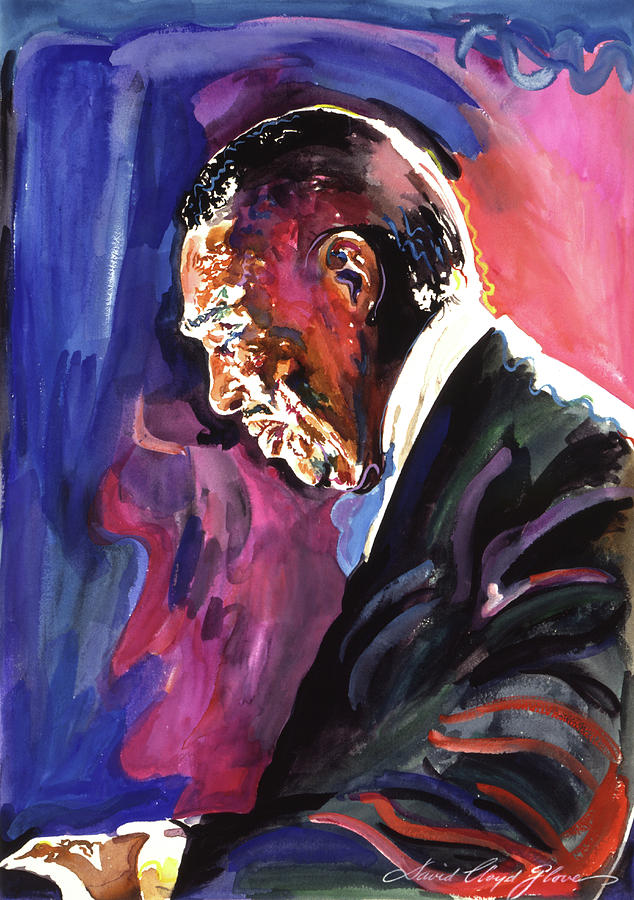 Mood Indigo Duke Ellington Painting by David Lloyd Glover