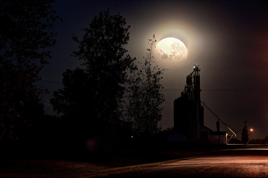 Moon Strike #1 Photograph by David Matthews