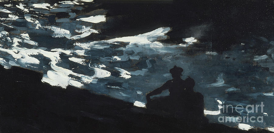 Moonlight on the Water Painting by Winslow Homer