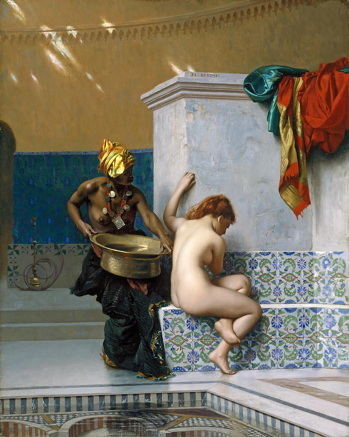 Moorish Bath #2 Painting by Jean-Leon Gerome