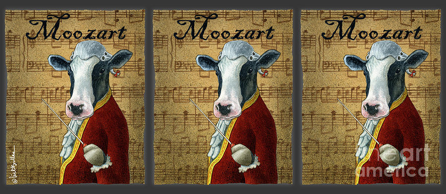 Moozart... #2 Painting by Will Bullas