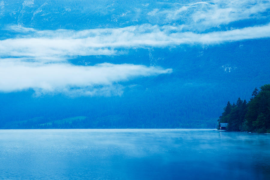 Morning at Lake Bohinj in Slovenia #1 Photograph by Ian Middleton
