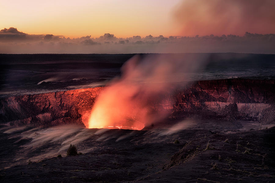 Morning Eruption Photograph by Nicki Frates