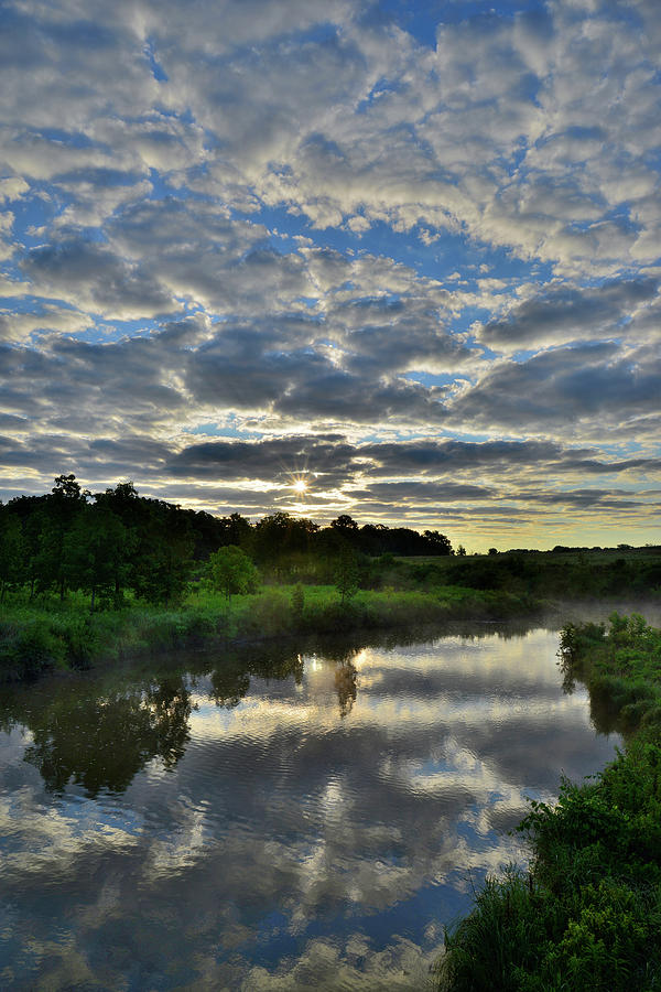 Morning Mirror Image in Glacial Park #1 Photograph by Ray Mathis