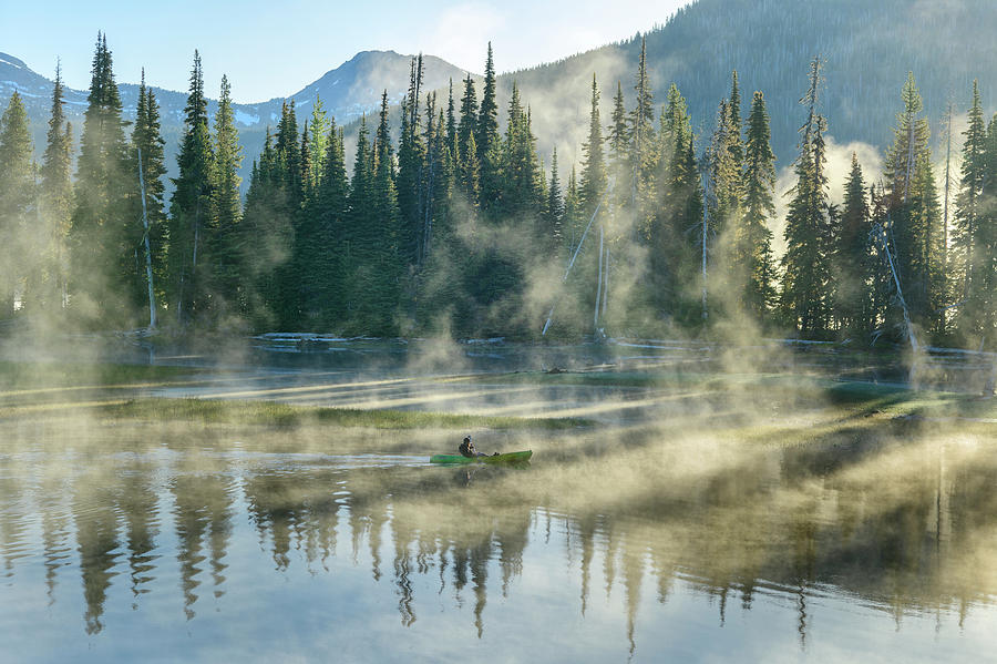 Bend Photograph - Morning Mist #1 by Christian Heeb
