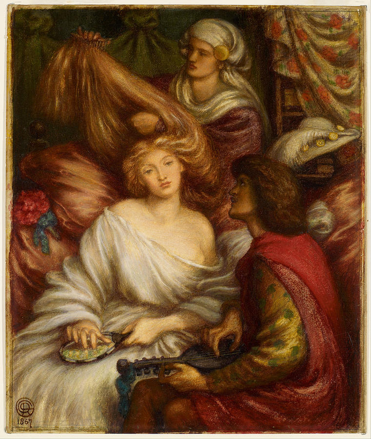 Morning Music #1 Painting by Dante Gabriel Rossetti