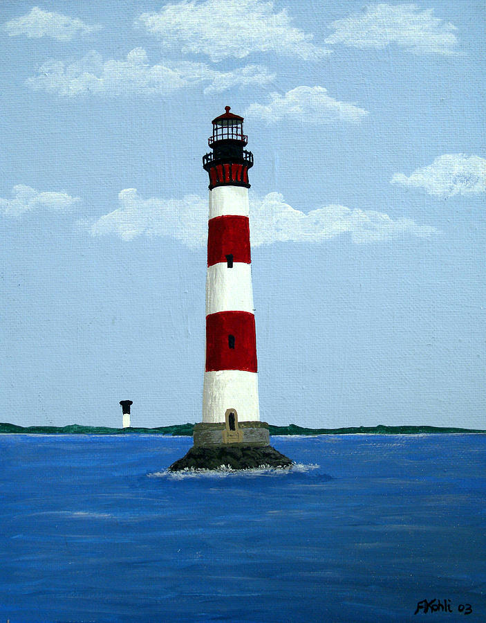 Morris Island Light #1 Painting by Frederic Kohli