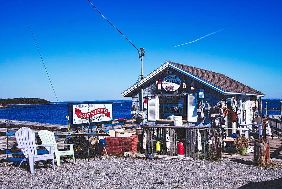 Fish Photograph - Morse Lobster Shack #1 by Mountain Dreams