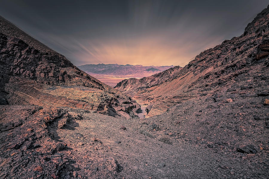 Mosaic Canyon #1 Photograph by Peter Lakomy