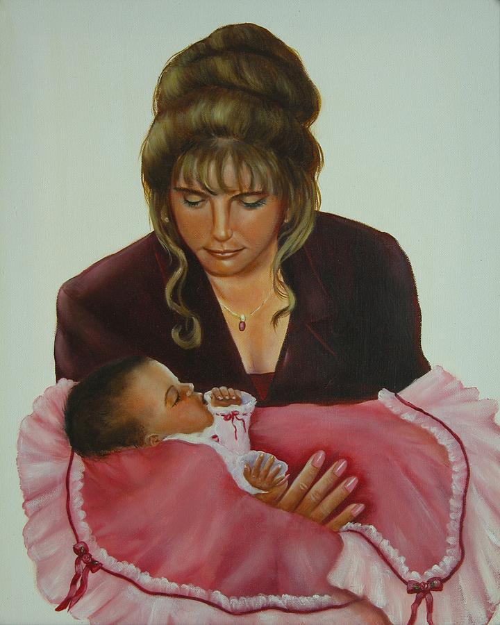 Mother and Child #1 Painting by Joni McPherson