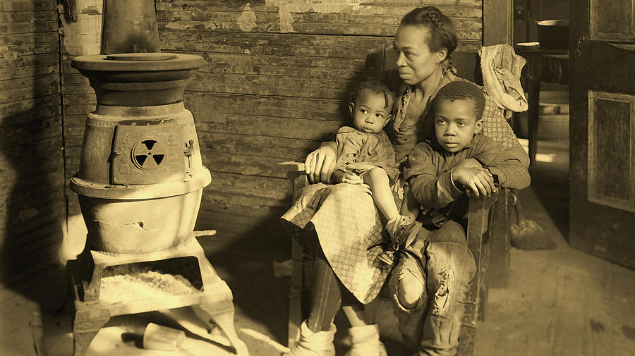Mother And Children During The Great Depression - West Virginia 1937 #1 Photograph by Mountain Dreams
