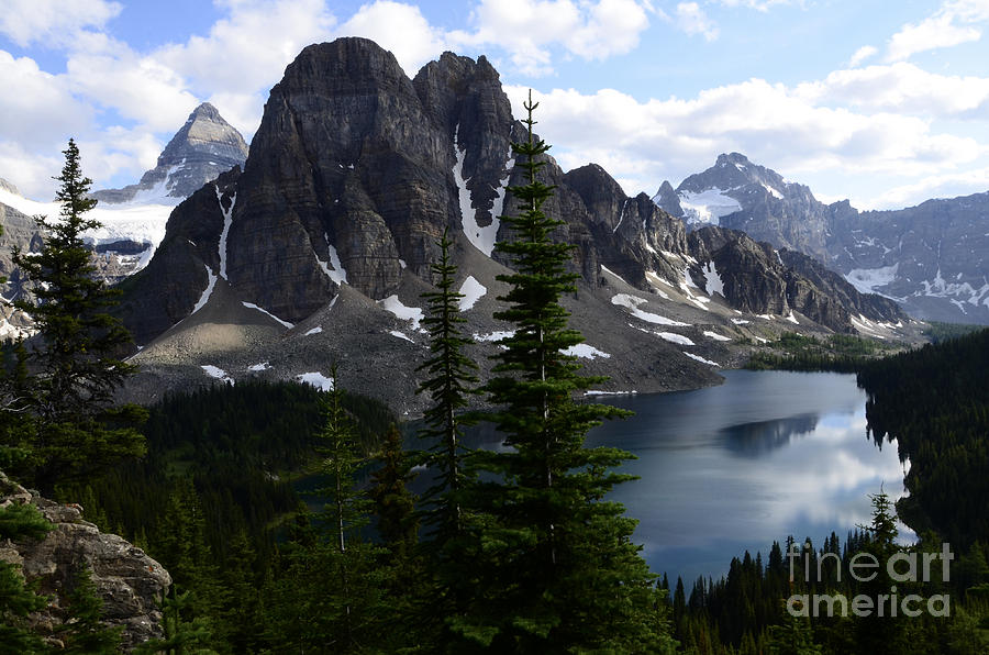 Mountain Photograph - Mount Assiniboine Canada 8 #2 by Bob Christopher