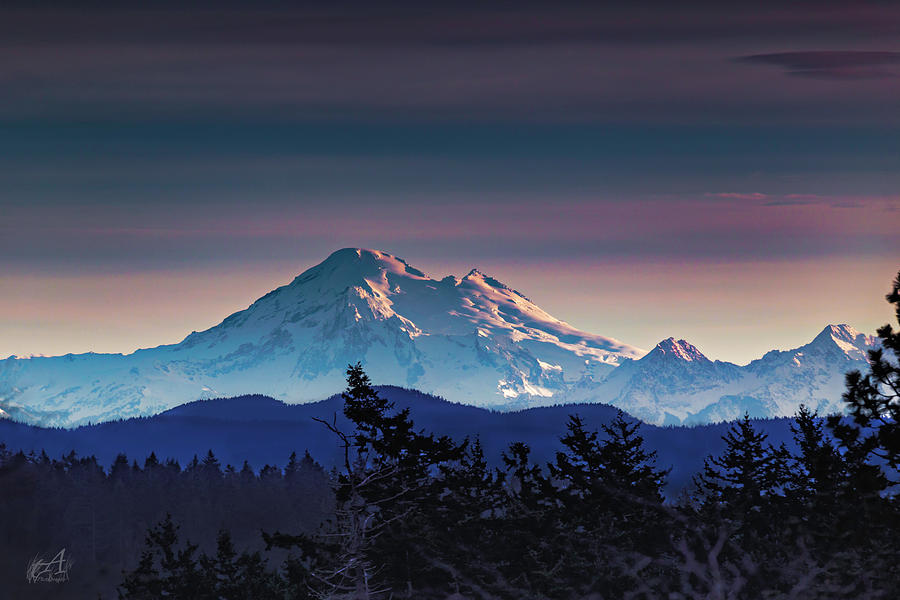 Mount Baker Sunrise Photograph by Thomas Ashcraft - Fine Art America