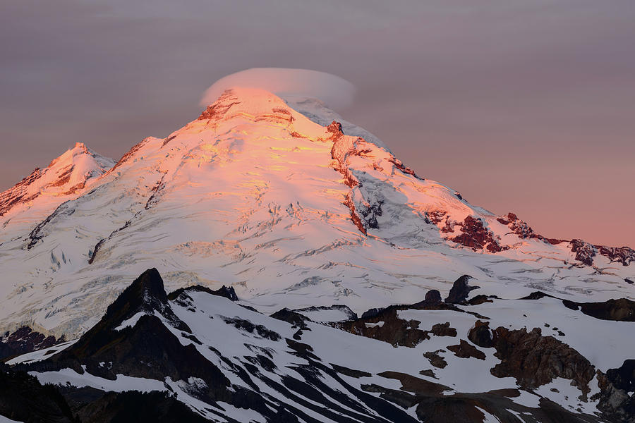 Mount Baker Washington #1 Digital Art by Michael Lee