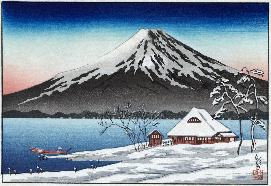 Mount Fuji #1 Painting by Granger