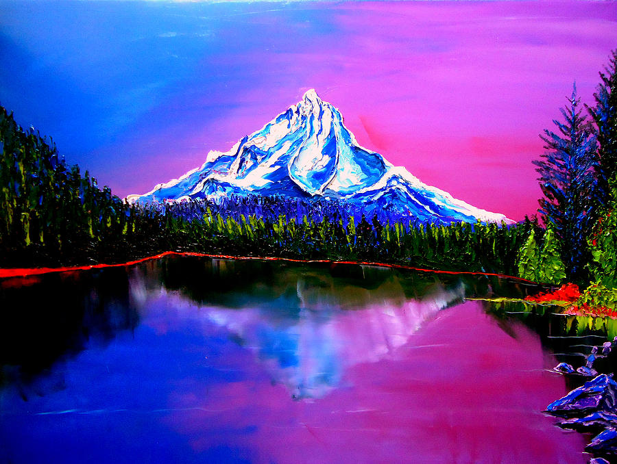 Mount Hood At Dusk 10 #2 Painting by James Dunbar