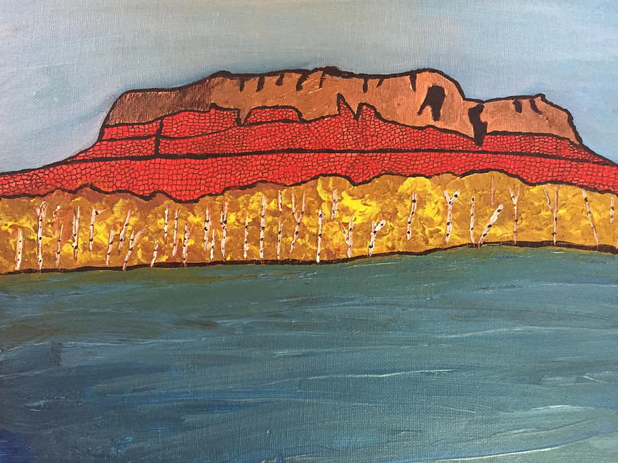 Mount Mckay #1 Painting by Paula Brown