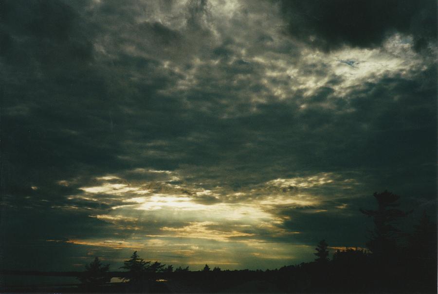 Sun Photograph - Mount Morris Michigan by Gene Linder