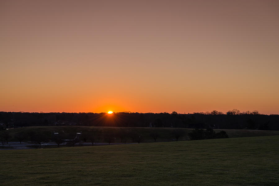 Mount Trashmore Sunrise Photograph by Michael Scott - Fine Art America