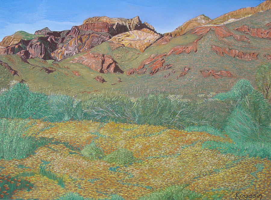 Mountain Pastel - Mountain Flowers #1 by Harvey Rogosin
