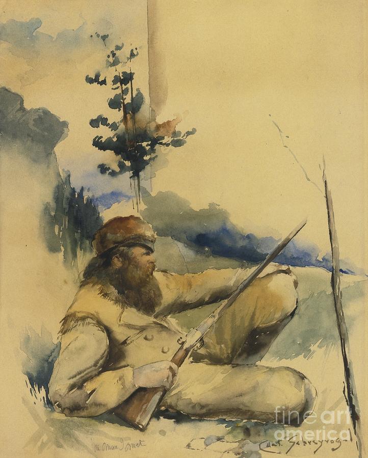 Mountain Man Painting by MotionAge Designs Mountain Man Painting by MotionAge Designs