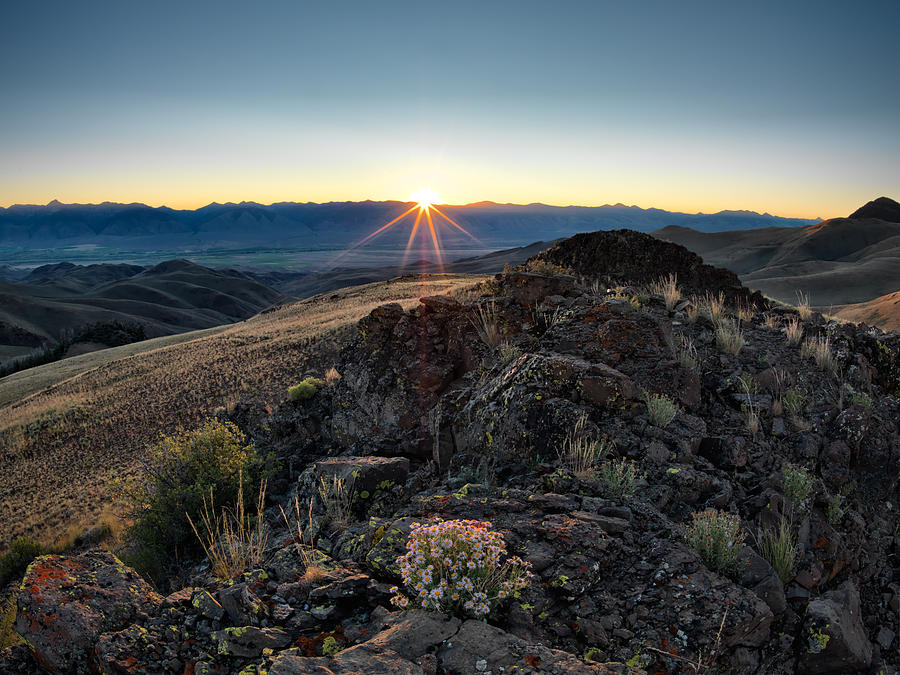 Mountain Photograph - Mountain Sunrise #3 by Leland D Howard