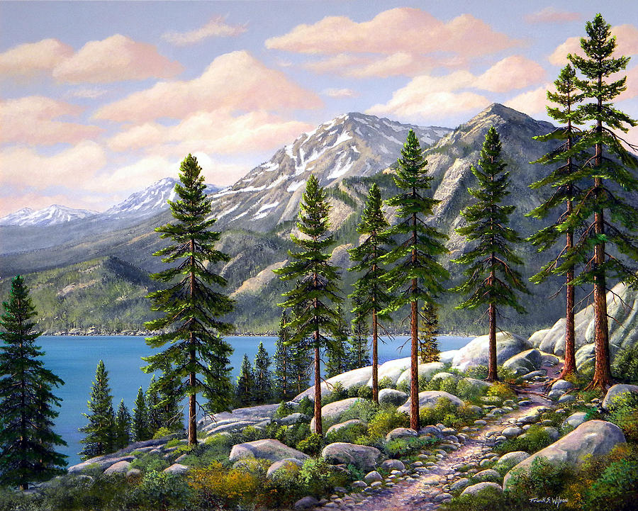 Mountain Trail Painting