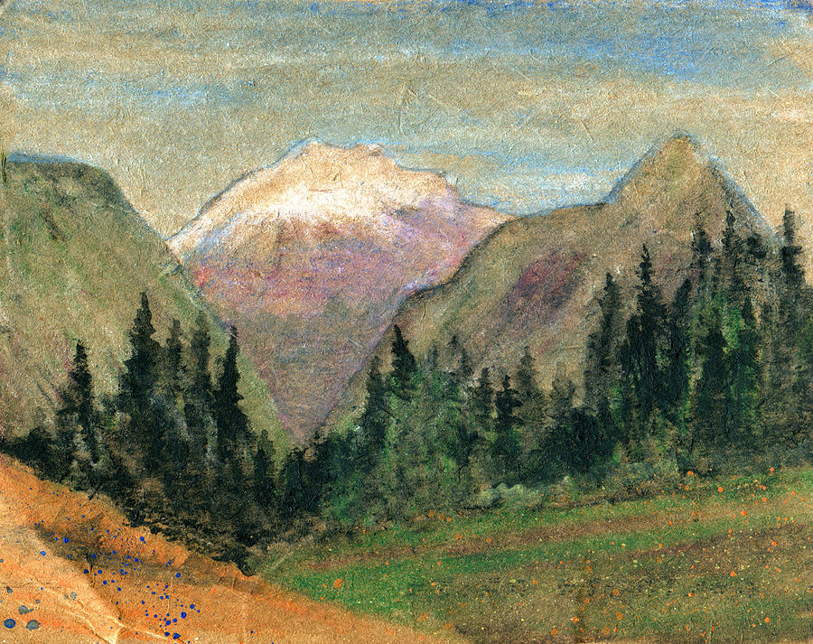 Mountain View #1 Painting by R Kyllo