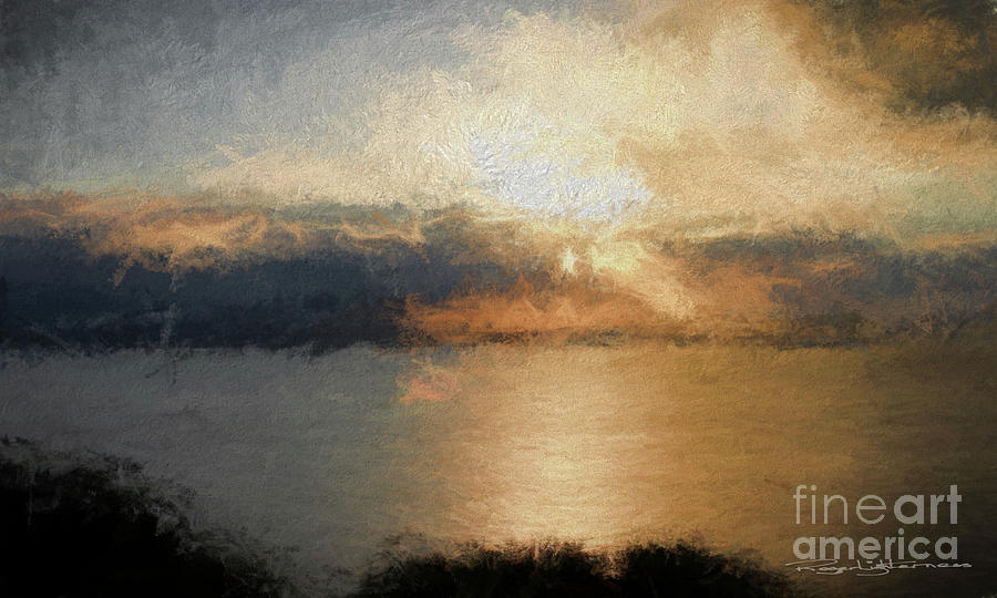 Mounts Bay #1 Digital Art by Roger Lighterness