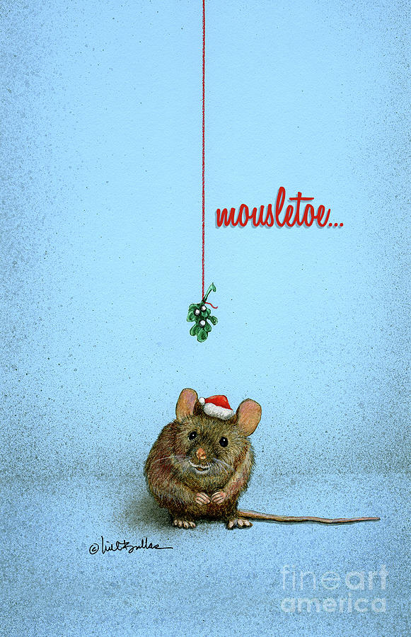 Animal Painting - Mousletoe... #3 by Will Bullas