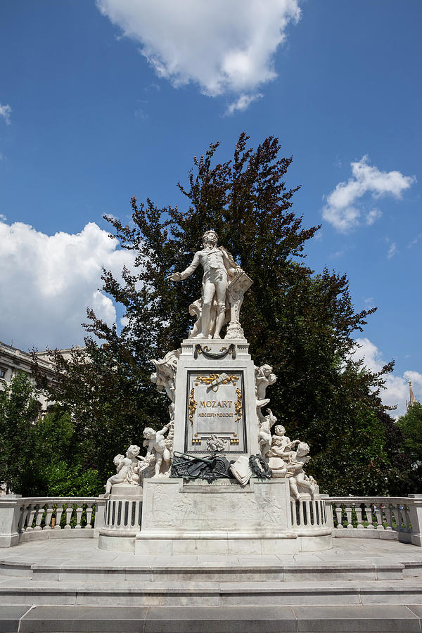 Mozart Monument in Vienna #1 Photograph by Artur Bogacki