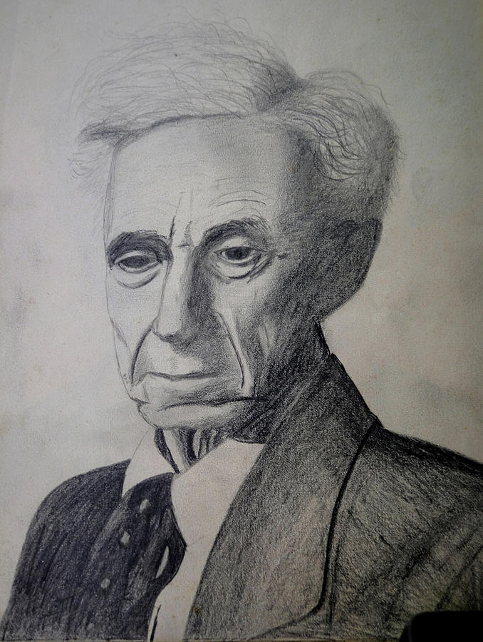 Bertrand Russell. Drawing by Donald Rumsey - Fine Art America