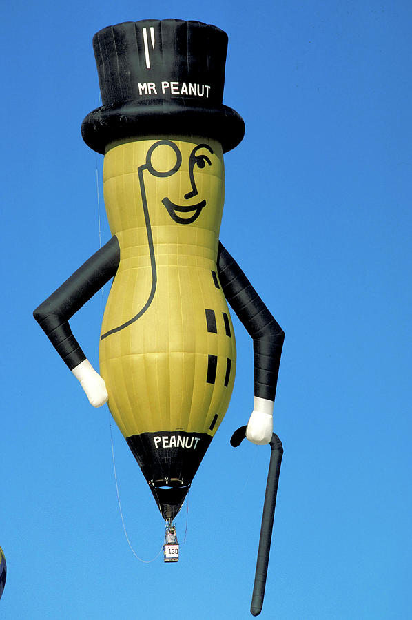 Mr. Peanut Balloon Photograph