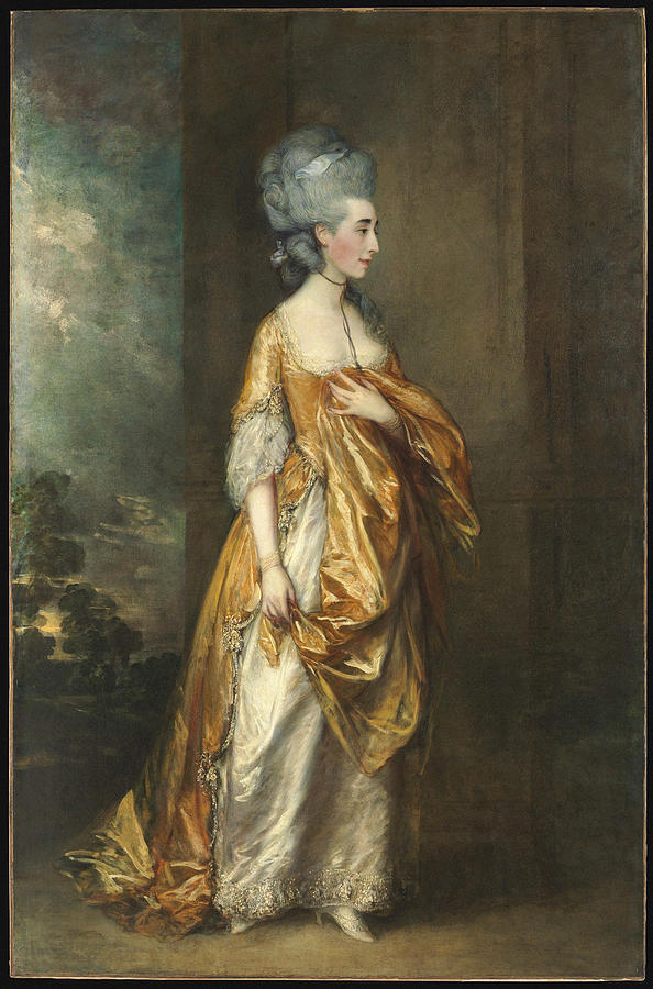Portrait Painting - Mrs. Grace Dalrymple Elliott #1 by Thomas Gainsborough