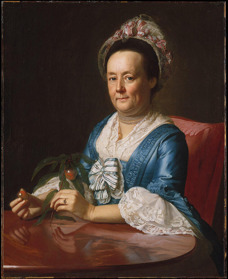 Mrs. John Winthrop, from 1773 Painting by John Singleton Copley