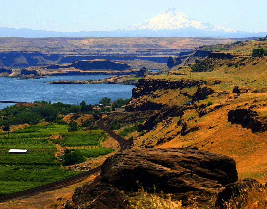 Mt. Hood and the Columbia River Gorge #1 Photograph by Margaret Hood