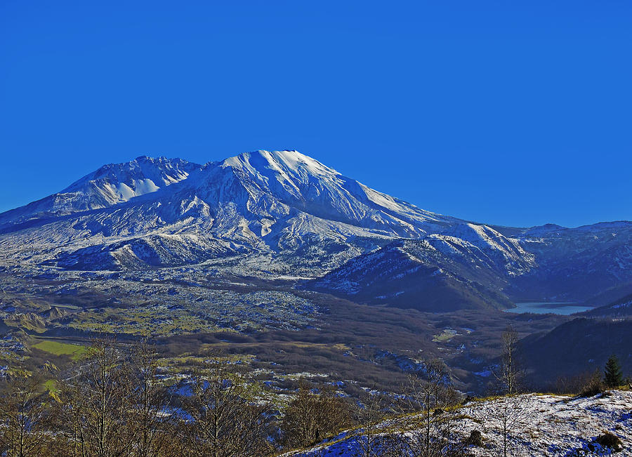 Mountain Photograph - Mt St Helens #1 by Jack Moskovita